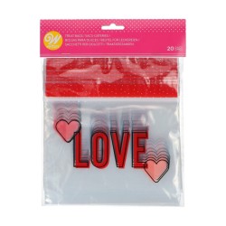 Sachet Zip Love Wilton X 20