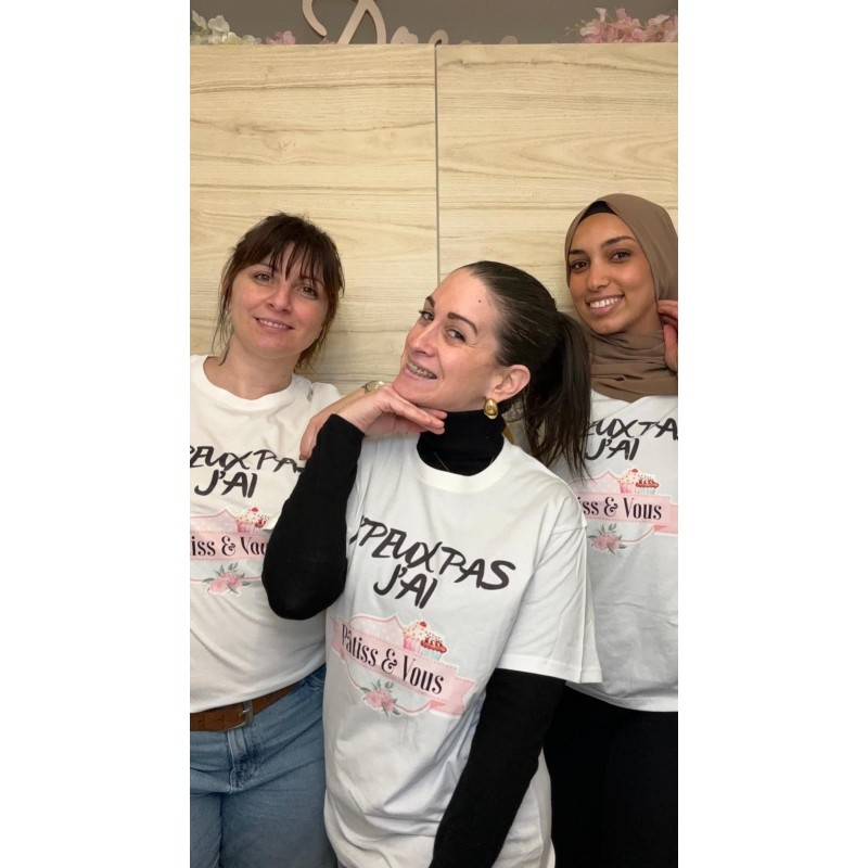 Tee-shirt pâtisserie unisexe | Goodies Pâtiss & Vous
