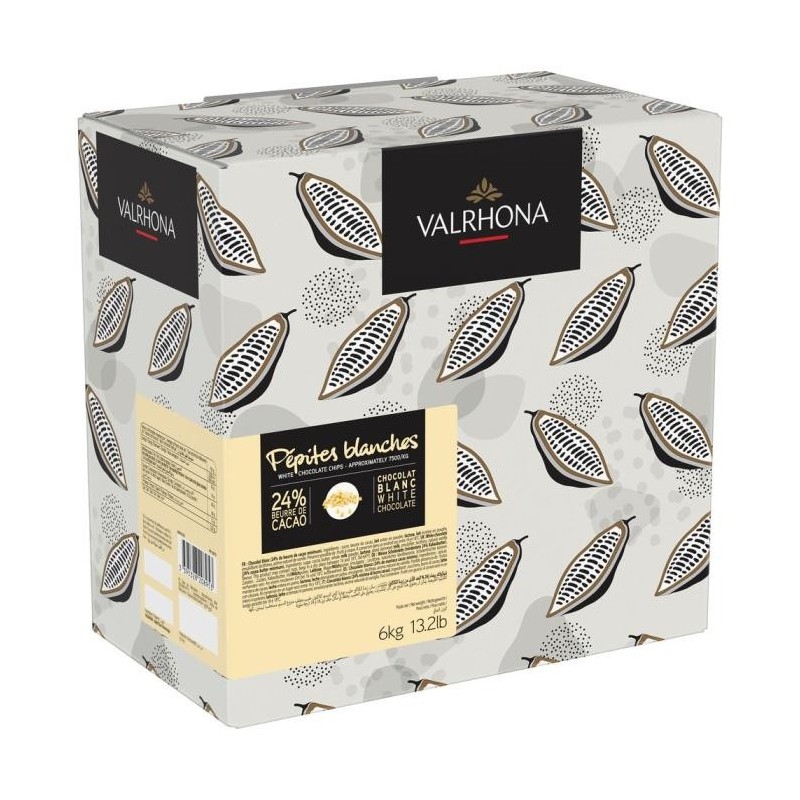 Pépites de Chocolat blanches Valrhona