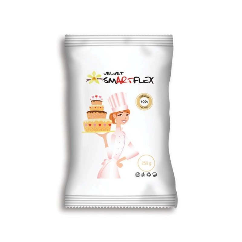 Pâte a sucre 250 gr Smartflex coloris au choix