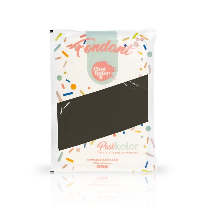 Pâte à sucre Pastkolor noire 2,5kg