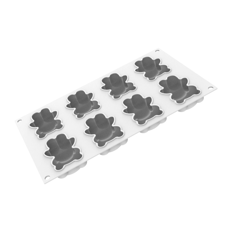 Moule silicone Teddy Bear x 8