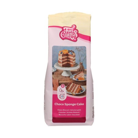 Mix Choco Sponge cake deluxe 1 kg Funcakes