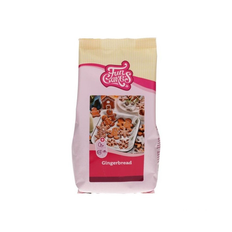 Mix Gingerbread 500 g Funcakes – Préparation pain d’épices, sablés et biscuits de Noël maison
