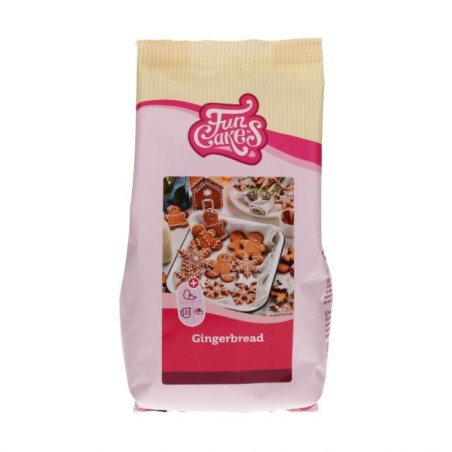 Mix Gingerbread 500 g Funcakes – Préparation pain d’épices, sablés et biscuits de Noël maison