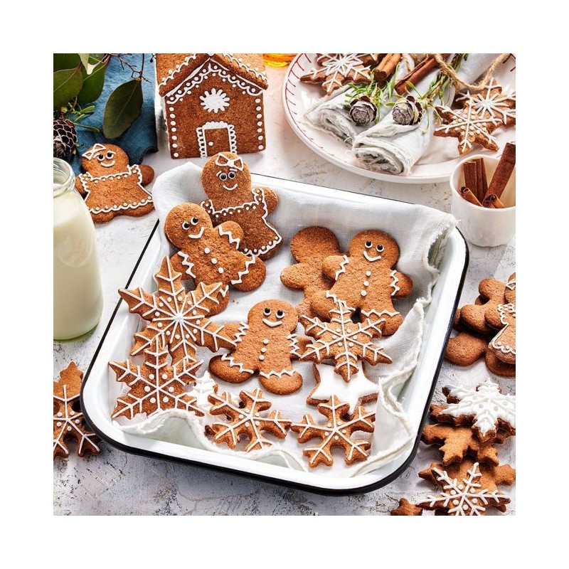 Mix Gingerbread 500 g Funcakes – Préparation pain d’épices, sablés et biscuits de Noël maison