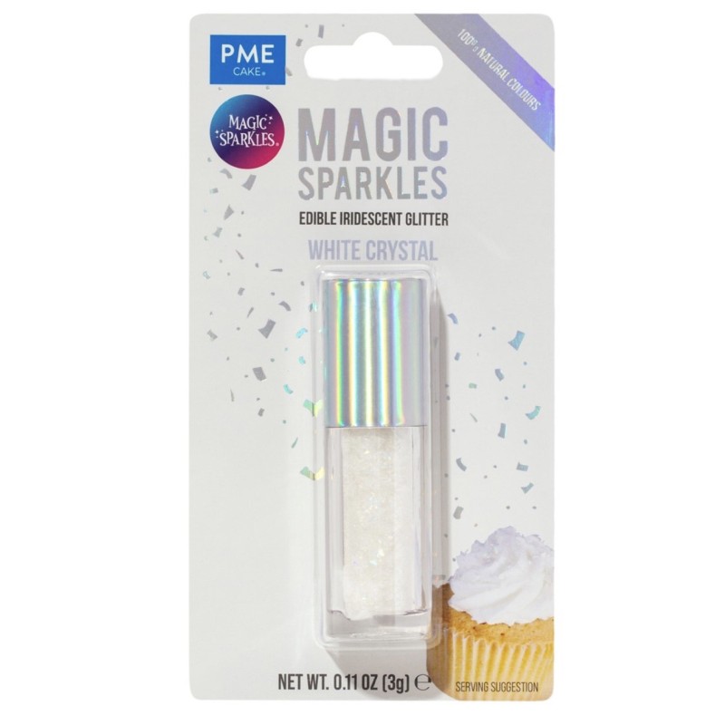 Magic Sparkles PME – Paillettes comestibles coloris au choix pour décoration pâtisserie, gâteaux et cupcakes