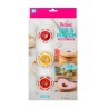 Emporte-pièce sablés lunettes cœur rond fleur – Kit Decora pâtisserie