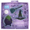 Set emporte-pièces Halloween PME – Sorcière, balai et chaudron pour biscuits décorés