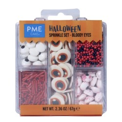 Sprinkle Set Halloween PME – Décorations comestibles pour gâteaux, cupcakes et biscuits