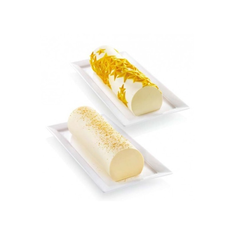 Moule silicone professionnel pour bûche de Noël originale