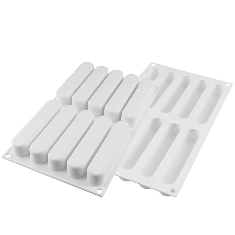 Moule silicone fashion éclair x 10