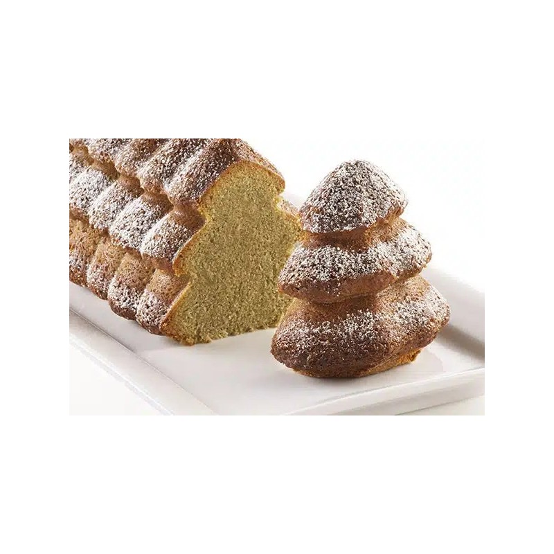 Moule silicone professionnel pour bûche de Noël originale