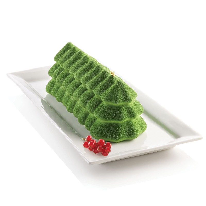 Moule silicone professionnel pour bûche de Noël originale