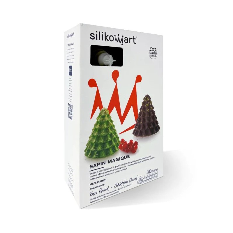 Moule silicone 3D pour desserts et entremets de Noël