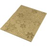 Tapis relief flocons de neige pour bûches et entremets d’hiver