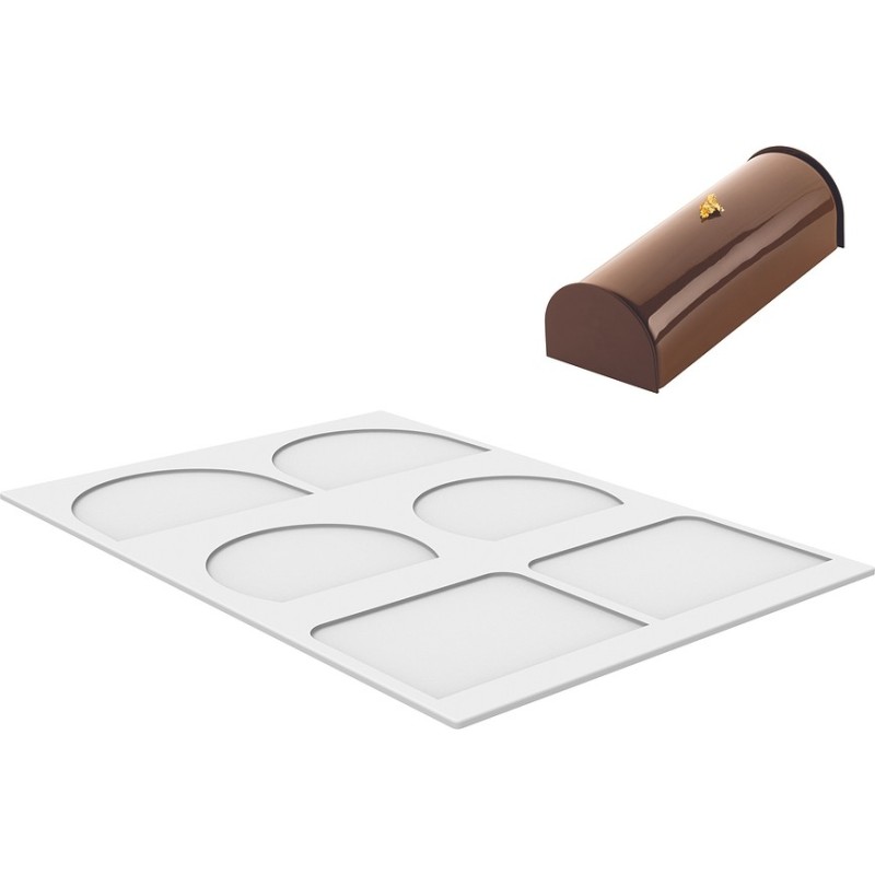Moule silicone pour décorations de bûches de Noël