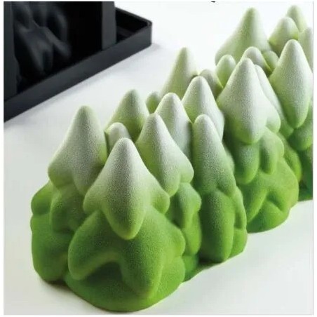 Moule silicone professionnel pour bûches et entremets de Noël