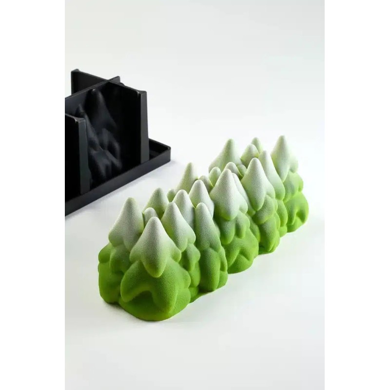 Moule silicone professionnel pour bûches et entremets de Noël
