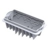 Moule silicone professionnel maison enneigée pour bûches et entremets de Noël