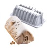 Moule silicone professionnel maison enneigée pour bûches et entremets de Noël