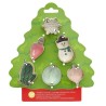 Mini emporte-pièces Noël x6 Wilton – set pour biscuits, sablés et pain d’épices