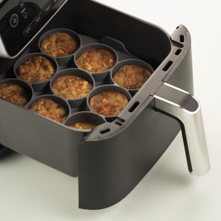 Moule Air Fryer Silikomart SilFry Egg pour cuisson healthy, pâtisserie et snacks maison
