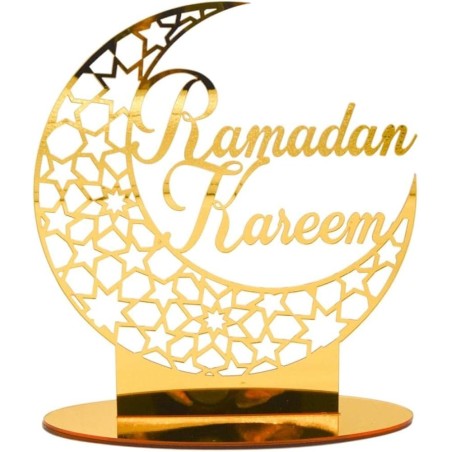 Décoration dorée pour buffet pâtisserie et table d’iftar