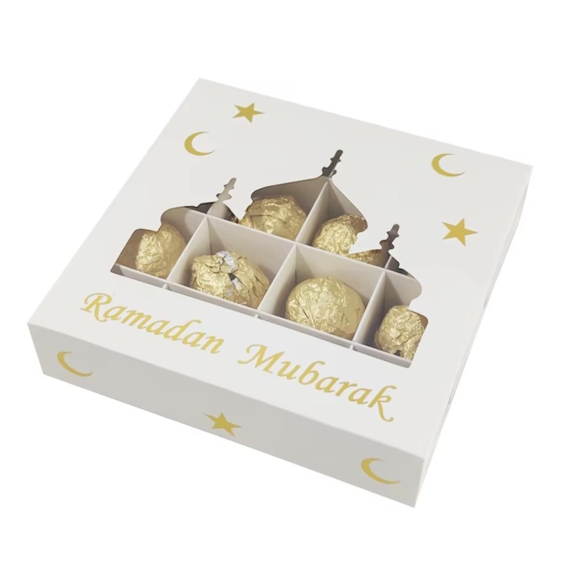 Boîte pâtisserie pour assortiment de gâteaux orientaux