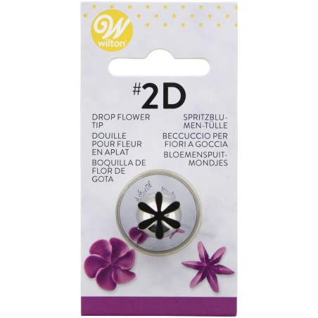 Douille 2D fleur pour pochage - Wilton | Pâtiss & Vous