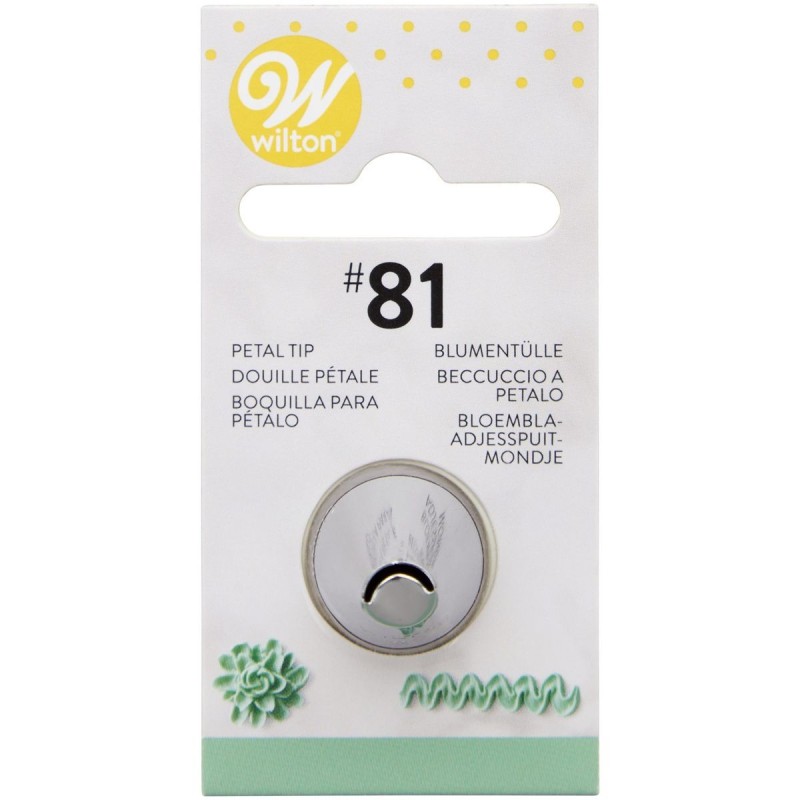 Douille 81 forme pétale large - Wilton | Pâtiss & Vous