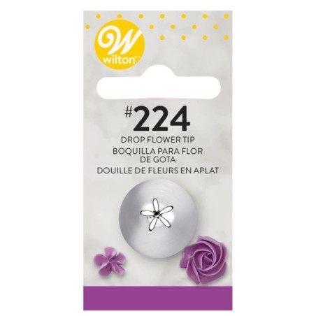 Douille pâtisserie drop flower pour décoration gâteau et cupcakes