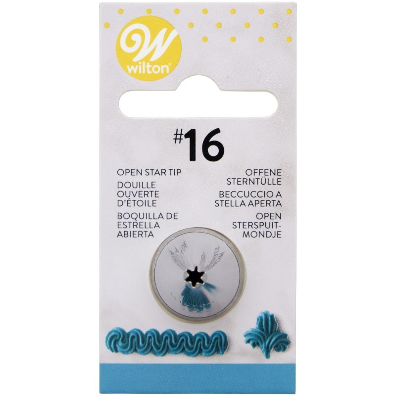 Douille 16 étoile ouverte - Wilton | Pâtiss & Vous