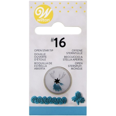 Douille 16 étoile ouverte - Wilton | Pâtiss & Vous