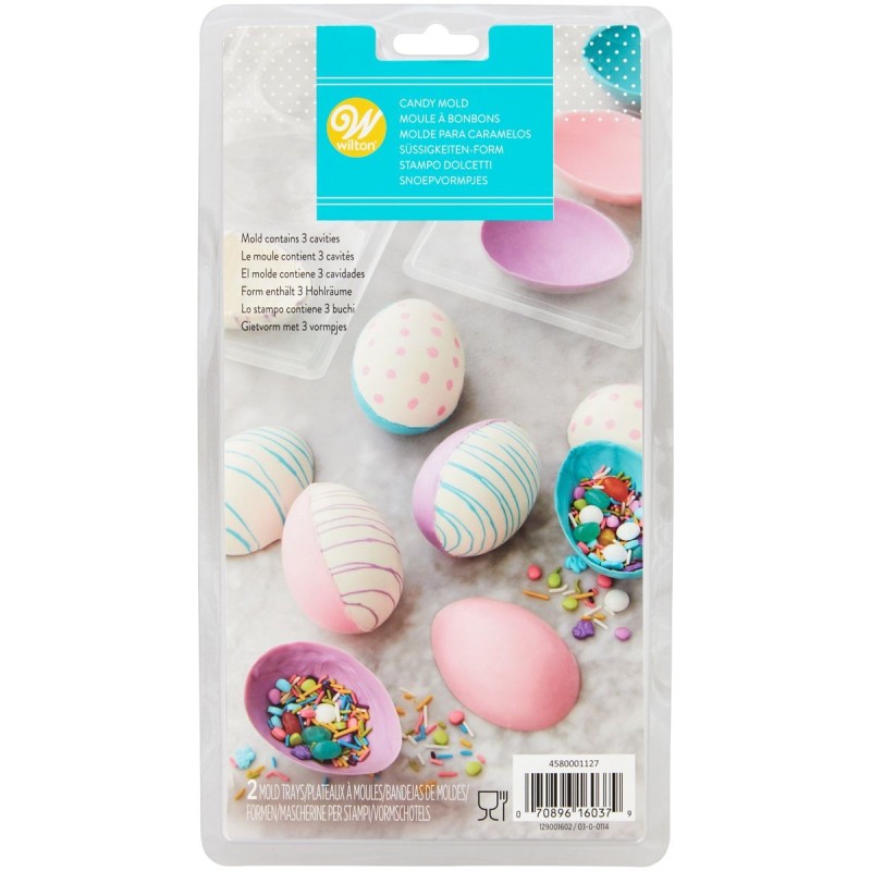 Moule demi-œuf chocolat pâtisserie pour œufs garnis et créations chocolatées