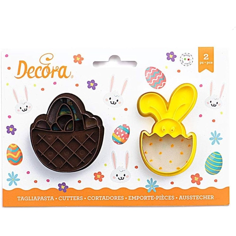 Découpoirs biscuits lapin, œuf et carotte pour sablés décorés et cookies maison