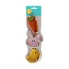 Découpoirs biscuits lapin, œuf, fleur et carotte pour sablés décorés pâtisserie