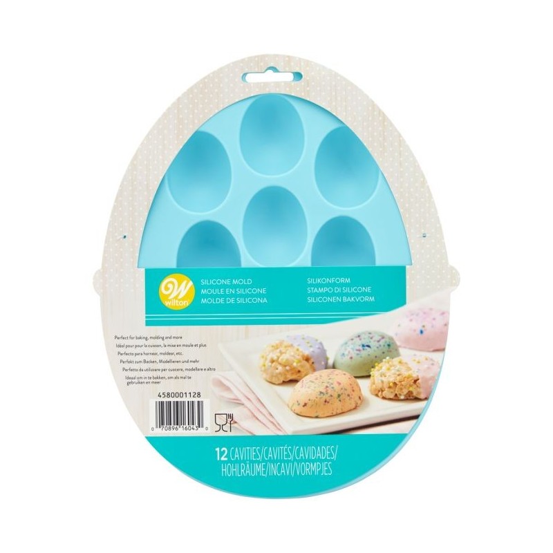 Moule Silikomart œufs x12 – Pâtisserie, chocolats et décorations parfaits pour Pâques et desserts créatifs