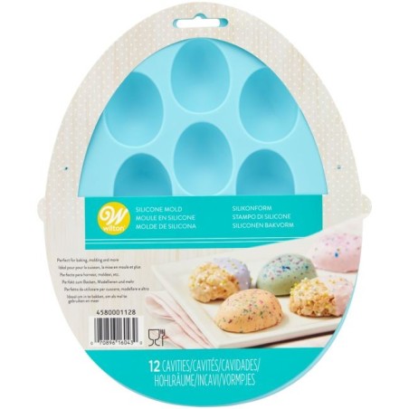 Moule Silikomart œufs x12 – Pâtisserie, chocolats et décorations parfaits pour Pâques et desserts créatifs