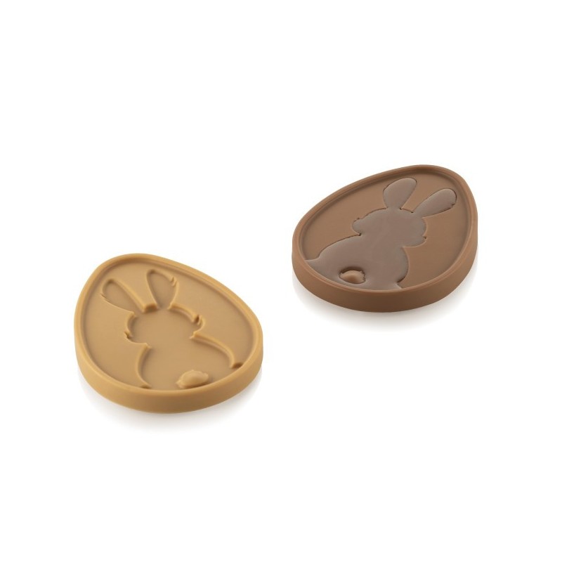 Moule silicone Pâques pour tablettes chocolat et décor pâtisserie