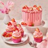 Crème Enchantée Fraise FunCakes – Préparation pour Crème de Garnissage et Décoration de Gâteaux