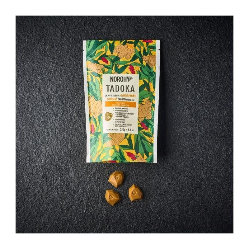 Tadoka Gingembre Norohy – Gingembre Pur à Râper ou à Faire Fondre pour Pâtisserie et Desserts