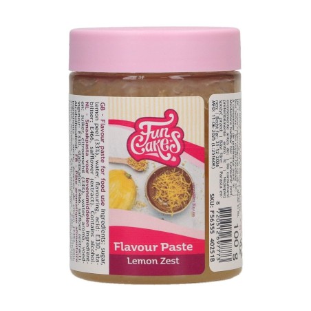 Pâte aromatisante zestes de citron pour pâtisserie 100 g