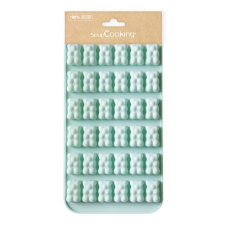 Moule silicone Ourson Bonbon ScrapCooking – Moule pour bonbons, chocolats et oursons maison