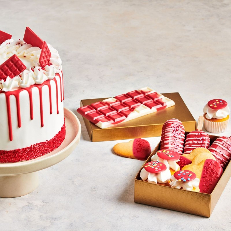 Deco Melt rouge FunCakes – Chocolat de couverture pour pâtisserie et déco