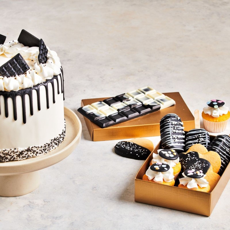 Deco Melt noir FunCakes – Chocolat de couverture pour pâtisserie et déco