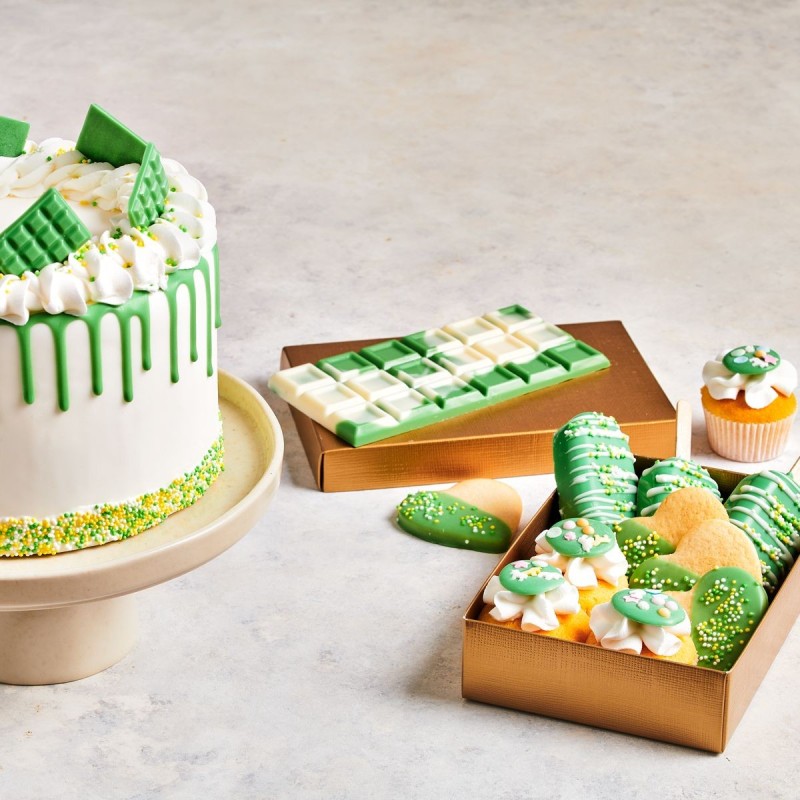 Deco Melt vert FunCakes – Chocolat de couverture pour pâtisserie et déco