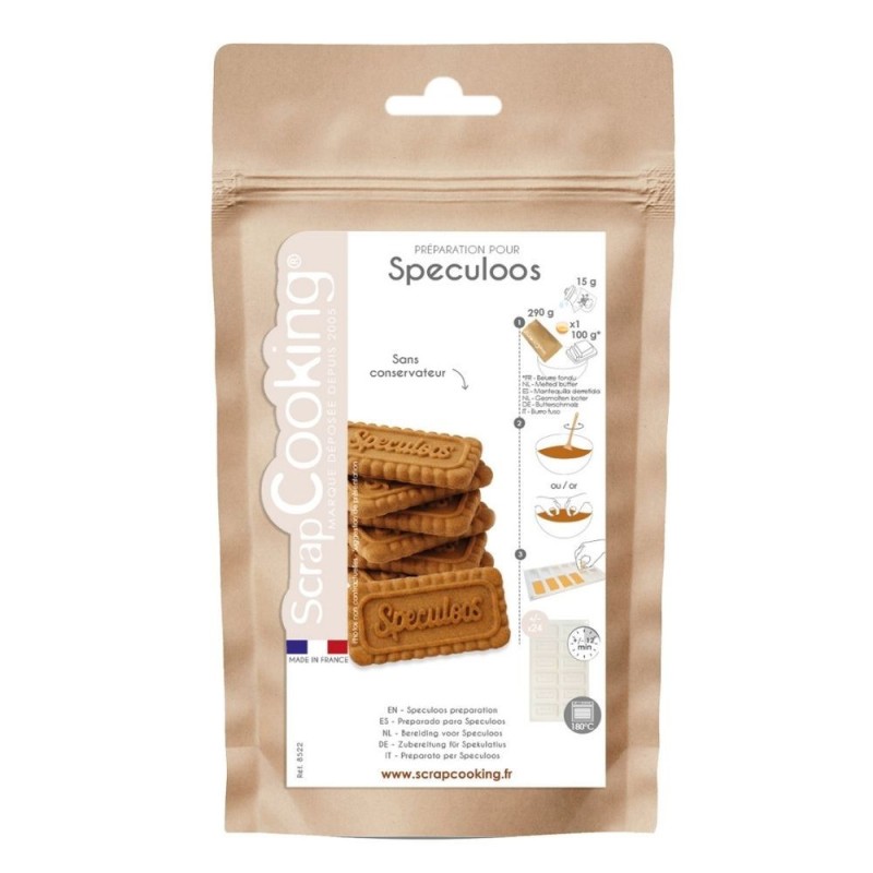 Préparation pour Spéculoos ScrapCooking – Mix pour biscuits spéculoos maison faciles et rapides