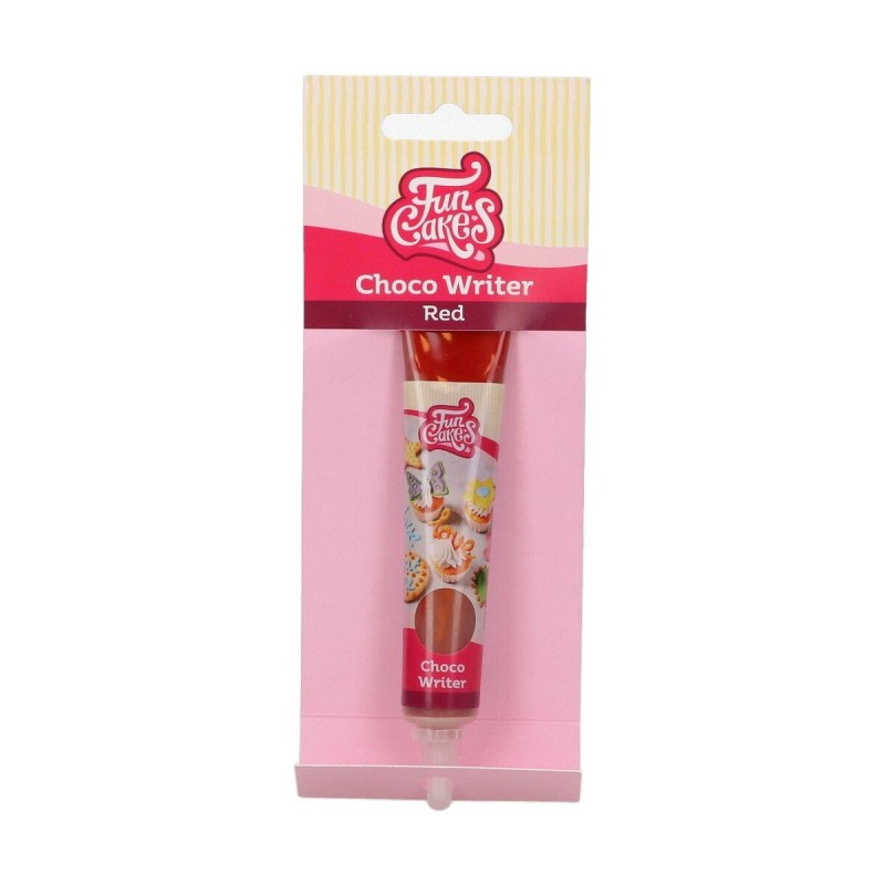 Stylo glaçage rouge FunCakes Choco Writer