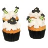 Décorations en sucre Jambes de Sorcière FunCakes – Décors comestibles pour gâteau et cupcakes Halloween